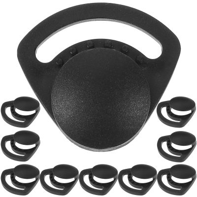 Sosoport 10Pcs Hard Hat Chin Strap Buckles, Quick Release Helmet Strap Buckle Replacement, Construction Safety Hat Accessories for Head Protection