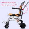 MEVZHH Foldioutdoor Comfortable Mobile Wheelchair Displacementhines Adult Foldable Outdoor Comfortable Mobile Wheelchair Displacementhines Portable Lightweight Attendant Transport Outdoo view 3