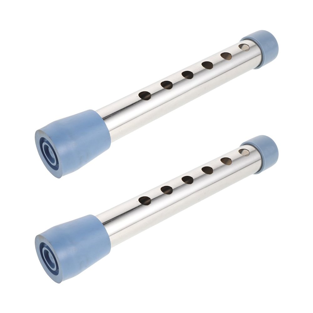 HEMOTON Universal Walker Tube Pair Adjustable Leg Assembly Replacement Parts Compatible with Standard Mobility Walkers Rollator Accessories for Mobility Aids