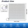 Cast Iron Cleaner, 6 Inch 316 Stainless Steel Skillet Cleaner, Cast Iron Scrubber with Hanging Ring, Chain Mail Scrubber for Griddle Skillet, BBQ Grills, Wok, Cast Iron Pan view 2