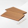 CEDAR ALPHA Value 20Pk Alaskan Western Red Cedar Wraps, 6x 4.3, Cedar Wraps for Grilling Salmon, Shrimp, Veggies... Organic Solid Cedar, Better Aroma, Salmon BBQ Essentials. Cedar Veneer Paper. view 3