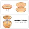 2-in-1 Retainer Case & Denture Cup for Soaking Dentures Storage & Bath Case for Retainers, Mouth Guards, Night Guards, False Teeth Lightweight PC Material, Travel-Friendly (Apricot) view 4