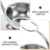 FONDOTIN Stainless Steel Shaving Stand with Anti-slip Base for Men S Grooming Compact Shave Brush and Bowl Holder Bathroom Shower Rack Organizer for Beard Care and Wet Environments view 3