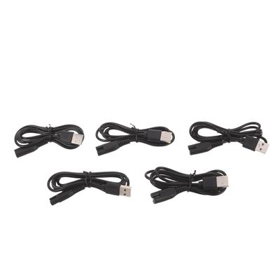 Beaupretty 5pcs Water Flosser USB Charging Cord Replacement Cable for Cordless Oral Irrigator Compatible Electric Flosser Power Charger Wire