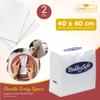 1000 Bulky Soft Paper Napkins 40x40cm - 2-Ply Extra Thick, Disposable White Napkins for Parties, Everyday Cleaning, Plates & Personal Hygiene - Luxury Feel Serviettes view 3