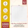 1000 Bulky Soft Paper Napkins 40x40cm - 2-Ply Extra Thick, Disposable White Napkins for Parties, Everyday Cleaning, Plates & Personal Hygiene - Luxury Feel Serviettes view 4