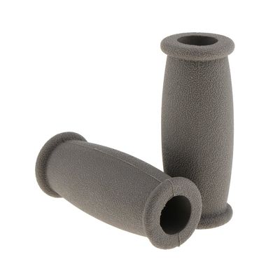 Soft Rubber Crutch Handheld Grip Cover Pad Cushion Anti-Slip Handle Pads Mobility Aid Hand Cushion Accessories- Gray