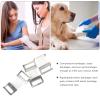 PAMINGONO 100pcs Aluminum Buckles Buckles for Bed Grippers Aluminum Clips and Tubular view 4