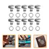Metal Boot Shoe Buckles 10pcs Silver 10mm Classic DIY view 3