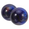 COLLBATH 2pcs Craft Fitness Handball in Blue Crystal Resin Decorative Balls for Hand Therapy and Home Ornaments view 1
