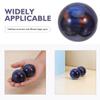 COLLBATH 2pcs Craft Fitness Handball in Blue Crystal Resin Decorative Balls for Hand Therapy and Home Ornaments view 3