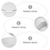 ADOCARN Denture Storage Box White Plastic Portable Container with Lid and Strainer for False Teeth Care and Travel Hygienic Denture Case Holder view 3