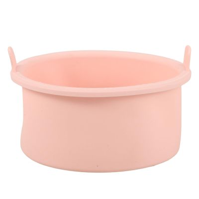 BETOOKY 500Cc Pink Silicone Wax Melting Bowl Non-Stick Warmer Liner Inner Pot High Temperature Resistant for Hair Removal Wax Pot Accessories