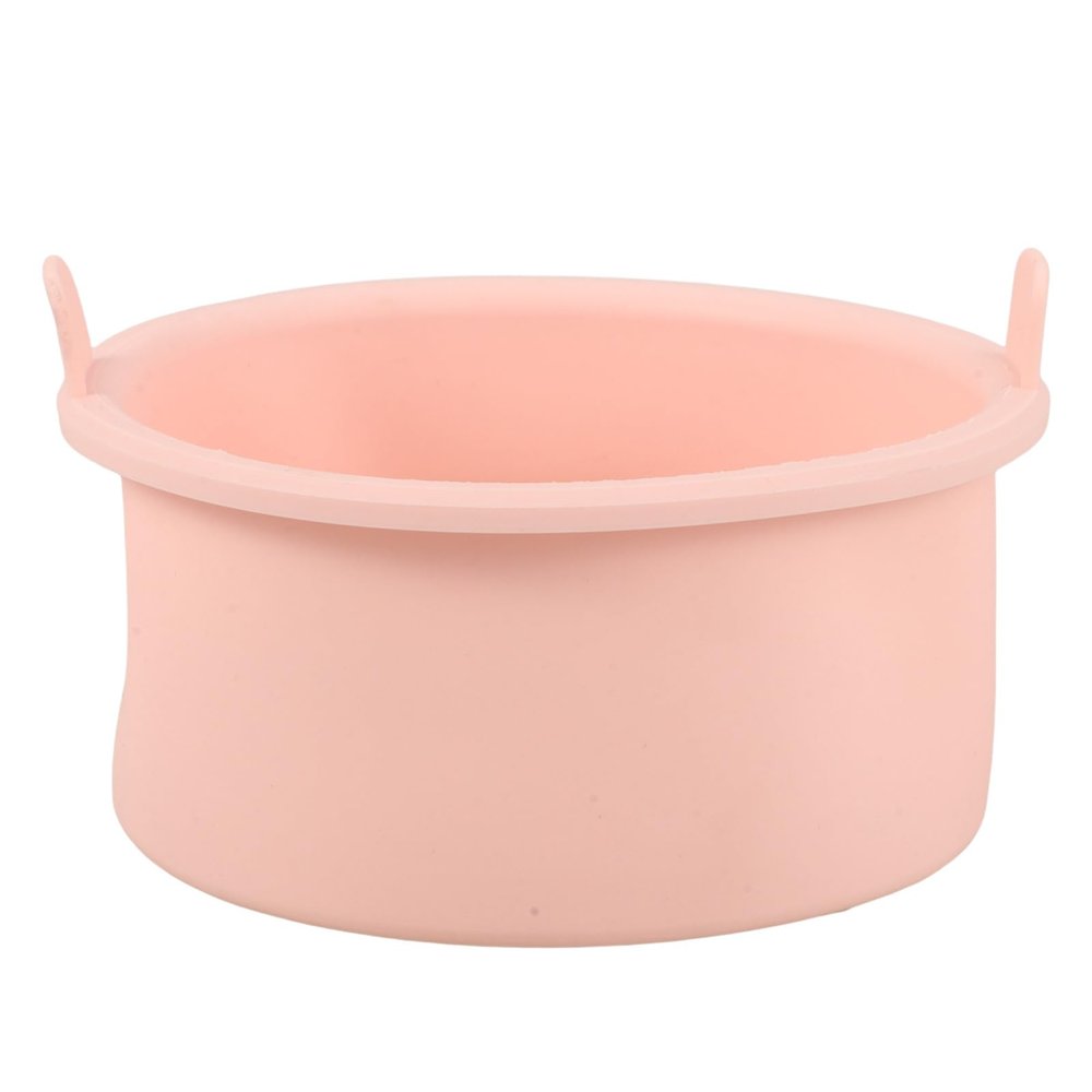 BETOOKY 500Cc Pink Silicone Wax Melting Bowl Non-Stick Warmer Liner Inner Pot High Temperature Resistant for Hair Removal Wax Pot Accessories