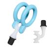 1.45-inch/3.7cm Inner Diameter Massage Gun Attachments, L-Shaped Design Meet Different Needs for Two Rings Plug Deep Tissue Percussion Plug and Play Salon Home Tools for Men Interface Size: 15-16 mm view 1