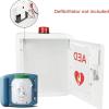 Wall Mounted AED Defibrillator Cabinet with Alarm System, Industrial Steel Enclosure with Transparent Window for Universal AED Storage view 3