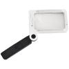 Ergonomic 3.50X Magnifier Glass with 16 LED Light for Elderly Reading Portable Handheld Acrylic Lens ABS Case Travel with Light view 1