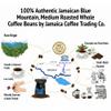 100% JAMAICA BLUE MOUNTAIN COFFEE Beans No. 1, 125 grams - Medium Roast Whole Coffee Bean - 100% Pure Arabica, Small Batch Roasted - JACRA Certified, Low Acidity, Ethically Sourced view 4