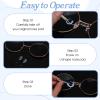 15 Pcs Eyeglasses Nose Pads, U Shaped Glasses Bridge Strap Pads Screw-in Soft Silicone Nose Pad for Glasses Sunglasses Eyewear 3 Sizes Includes Screws and Screwdriver view 4