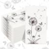 120 PCS Dandelion Paper Party Napkins Scalloped Cocktail Napkins Reusable Dandelion Paper Napkins Patterned Christmas Napkins Hand Paper Towels for Birthday Party,Wedding view 1