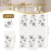 120 PCS Dandelion Paper Party Napkins Scalloped Cocktail Napkins Reusable Dandelion Paper Napkins Patterned Christmas Napkins Hand Paper Towels for Birthday Party,Wedding view 2