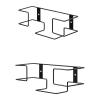 Guangcailun Facial Tissue Wire Rack Metal Glove Rack Extensively Organizes Essential Gloves and Tissues Storage Option for Kitchen Or Lab Metal Glove for Rubber Gloves Organizer view 3