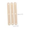 Healvian 50Pcs Natural Wooden Ice Pop Sticks with 3 Holes Small Craft Wood Sticks for Ice Cream Making and DIY Crafts for Hobby Use view 2