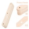 Healvian 50Pcs Natural Wooden Ice Pop Sticks with 3 Holes Small Craft Wood Sticks for Ice Cream Making and DIY Crafts for Hobby Use view 3