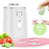 GplHAIN Face Mask Maker with Mask Molds, DIY Fruit Vegetable Facial Pack Mask Making Kit, Digital Display/Voice Control/Automatic Cleaning, Home Making Beauty Facial Spa view 1