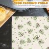 POPETPOP 50 Sheets Oil-Proof Food Wrapping Paper Sheets Non-Stick Sandwich Wraps Burger Wrapping Paper for Home Baking and Food Packing view 4
