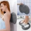 VALWORD 2-Pack Shower Foot Scrubber Mat & Back Washer, No-Bend Cleaning with Strong Suction Cups, Soft Silicone Massage Bath Mat for Deep Exfoliation, Men Women Seniors view 2