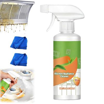 Electrolyzed Ion Kitchen Cleaner Spray, Multi-purpose Household and Kitchen Cleaning Spray, Natural Enzyme Formula to Household Appliances, Kitchen Spray Dissolves Grease Instantly (1PC 300ML)