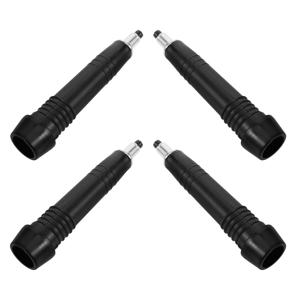FOMIYES 4Pcs Carbon Steel Trekking Pole Tips Replacement Anti-Slip Walking Pole Spike Heads for Hiking Snow and Mountain Trails