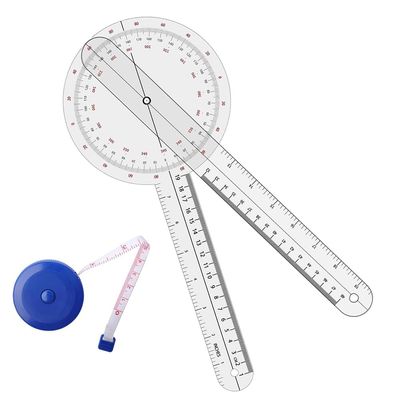 Bosiyrggrl 1pcs 12 Inch, 360 Degree (Plastic), 1pc Body Measuring Tape for Professionals or Physical Therapy Professionals