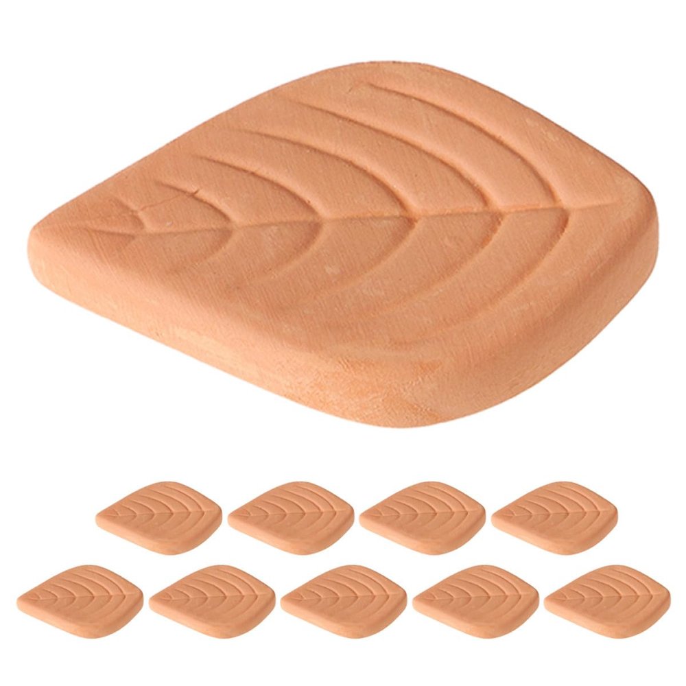 GRIRIW 10pcs Terracotta Sugar Softener Discs Reusable Moisture Keeper for Snacks and Marshmallows Preserving Freshness at Home and Traveling Kitchen Storage