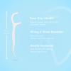 500 Count Individually Wrapped Floss Picks, Unflavoured Dental Floss Sticks for Daily Oral Care, Hygienic & Convenient for Hotel, Restaurant, Clinic and Office Restock Replenishment view 3