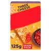 Three Cheese Flatbread Crackers, Wheat and Rye with Cheese Topping, High in Fibre, Vegetarian, 125g,Pack Of 2 view 3