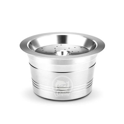 Refillable Coffee Capsules Stainless Steel Reusable Pods with Spoon Brush for K-fee Espresso Machines