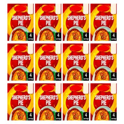 Pie Recipe Mix, 38g, No Artificial Colours, Full of Flavour, Suitable for Vegetarians, 4 Servings,Pack Of 12