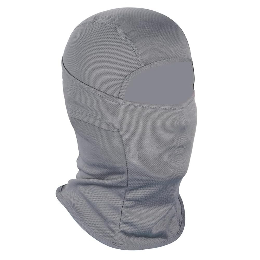 Bosiyrggrl Grey Ski Mask for Men and Women, UV Protection Mask, Suitable for Motorcycles and Snowboards Easy to Use