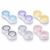 CAYLEKI Compact Travel Contact Lens Case - 6-Pack Leakproof Lens Organizer with Silicone Seal, Left/Right Identification & Multi-Colour Caps for Daily Storage, Portable Hygienic Eye Care Holder view 1