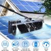 CGLYYDS Electric Photovoltaic Panel Cleaners Outdoor Cleaning Tool, 110V Solar Panel Electric Cleaning Brush Adjustable Extension Handle 60cm Rotating Double Brush Head for Window Glass 3.5m view 2