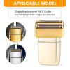 1Pack Electric Shaver Head Replacement Foil and Cutters Razor Part Bar Assembly Compatible with Babyliss Pro Foil Shaving FXFS2G and FXFS2 Shaver Replacement Foils & Cutters Heads Gold view 4