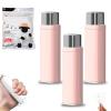 Portable Floss Dispenser with 100 Pcs Dental Flosses, Refillable Automatic Travel Floss Pick Organizer, Pop-Up Dental Tooth Picks Case (3PCS Pink) view 1
