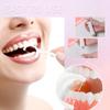 Portable Floss Dispenser with 100 Pcs Dental Flosses, Refillable Automatic Travel Floss Pick Organizer, Pop-Up Dental Tooth Picks Case (3PCS Pink) view 2