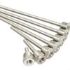 Thermowell 30-200 mm 304 Stainless Steel Tube For 1/2 Inch Thread for Temperature Sensor Protection in Heating and Cooling Systems(8x150mm) view 3
