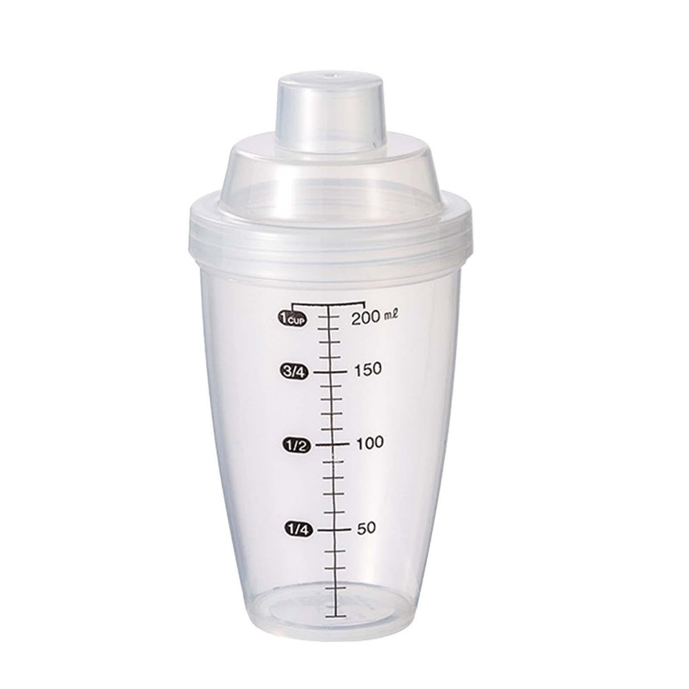 IEEDFJKK Protein Shaking Bottle Clear Drink Shaker Convenient for Protein Mixes Companion for Smoothies and Drinks Shaker Bottle Powder Screw On Lid