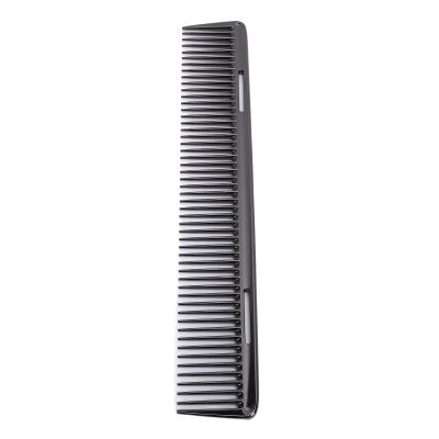 Dioche Professional Barber Comb Fine Tooth Aluminum Metal Hair Styling Comb for Salon Home Hairdressing Cutting Styling (Black)