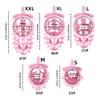 Anti Shedding Silicone Spike cage, Breathable and Comfortable A208-uk (Pink:XXL) view 3