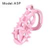 Anti Shedding Silicone Spike cage, Breathable and Comfortable A208-uk (Pink:XXL) view 4